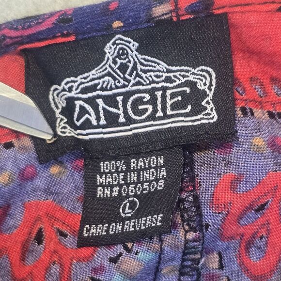 Angie Red and Black Patterned Romper - Picture 16 of 16